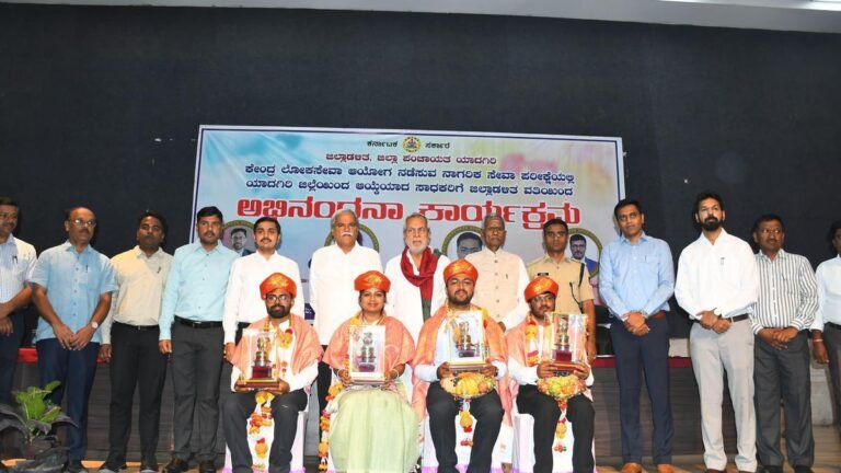 Minister praises the candidates for cracking the UPSC exam