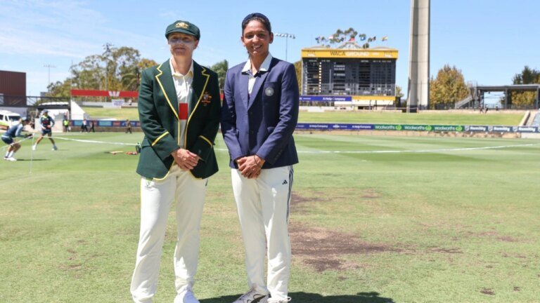 Australia Women Vs. India Women Pink Ball Test Day 1: Current Scores Updates from Perth