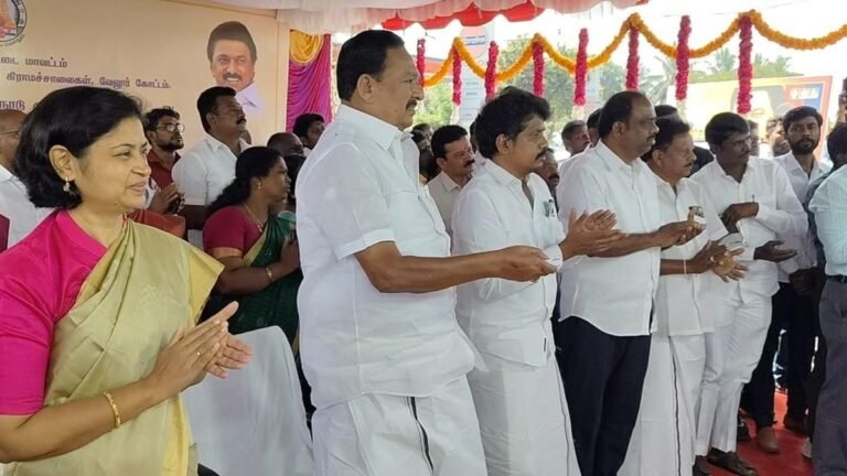 The Minister of Textiles inaugurated the new bypass at Ranipet