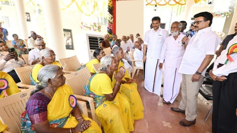 Tamil Nadu CM Stalin inaugurates Mudhalvar Padaippagams Home for Senior Citizens