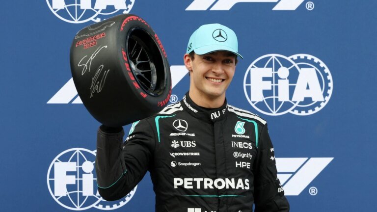 Australian GP: Russell, Mercedes attack pole as Verstappen crashes in qualifying