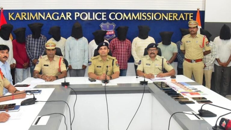 Cyber ​​fraud crackdown: 13 including two bank officials, six Mule bank account holders arrested in Karimnagar