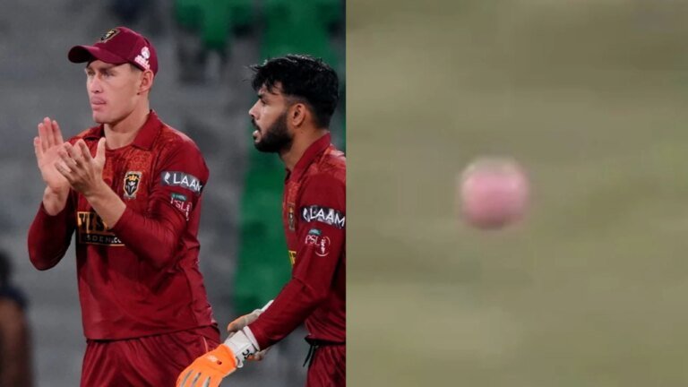 T20 pink ball? Hyderabad Kingsmen trolled after changing color of ball in PSL opener