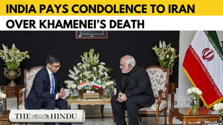 Watch: India condoles Khamenei’s death; the foreign secretary signs the condolence book