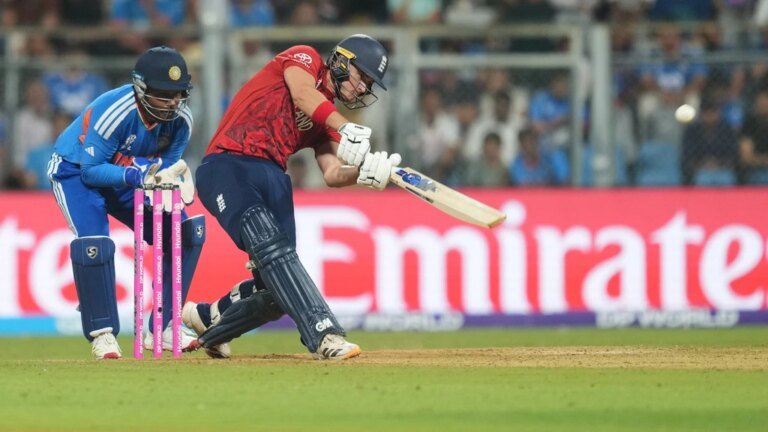 Jacob Bethell lit up the Wankhede with a 45-ball century in the semi-final against India