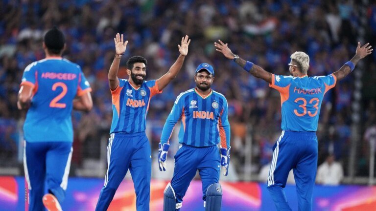Ruthless India beat history in Ahmedabad, defend T20 World Cup crown