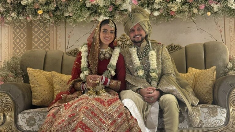 Kuldeep Yadav marries longtime girlfriend Vanshika in a grand ceremony in Mussoorie
