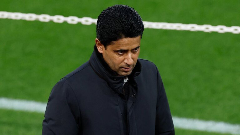 PSG president Nasser Al-Khelaifi is stuck in Qatar amid the ongoing West Asian crisis