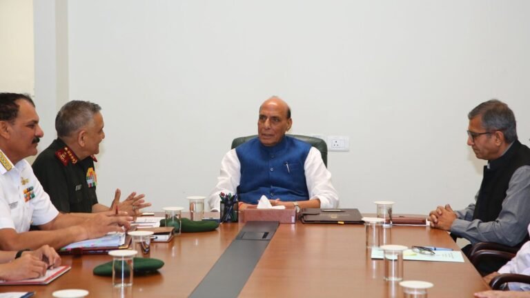 US-Iran War: Defense Secretary Rajnath Singh chairs talks on Middle East conflict; CDS, Service Chiefs attend | Today’s news