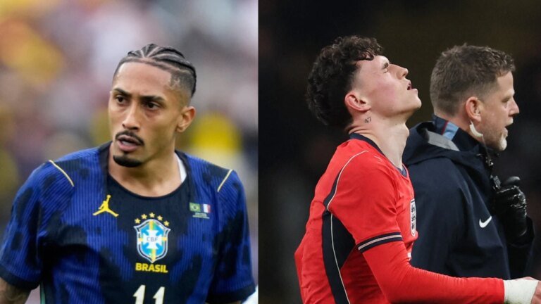 Raphinha and Phil Foden join growing injury list ahead of 2026 World Cup