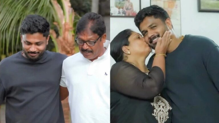 Watch: Sanju Samson’s emotional reunion with family after dream T20 World Cup