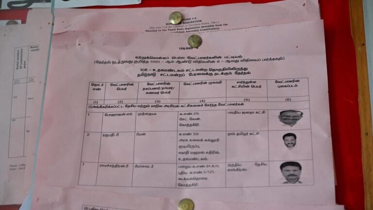 Over 4,600 in fray for TN Assembly polls as nomination withdrawal deadline closes