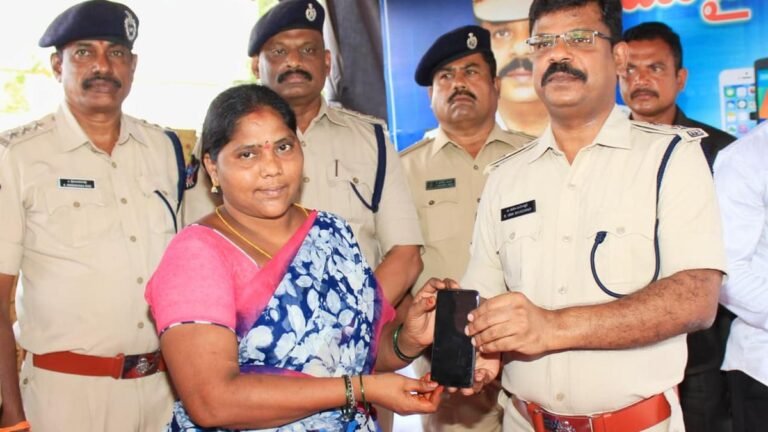 153 stolen mobile phones were returned to their owners in Bapatla