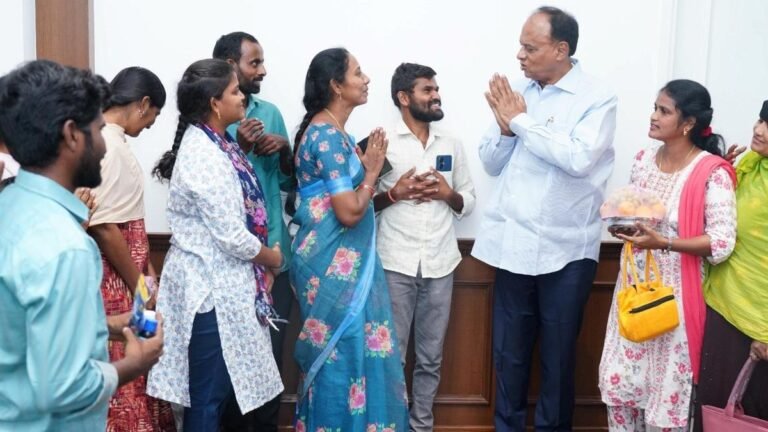 Sagar Mitras thanks Nellore MP for six months extension of PMMSY scheme