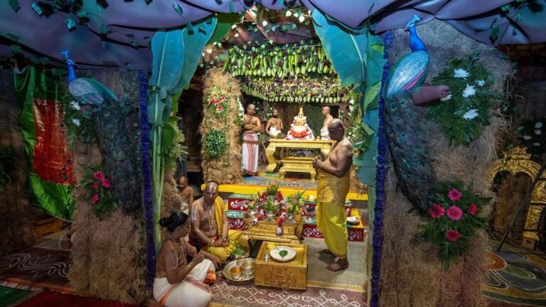 ‘Vasanthotsavam’ is celebrated at the Padmavati temple amidst picturesque surroundings
