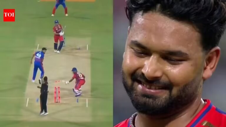 Watch: Rishabh Pant giggles after crazy dismissal ends in opening gamble in LSG vs DC | Cricket News – The Tech Word News