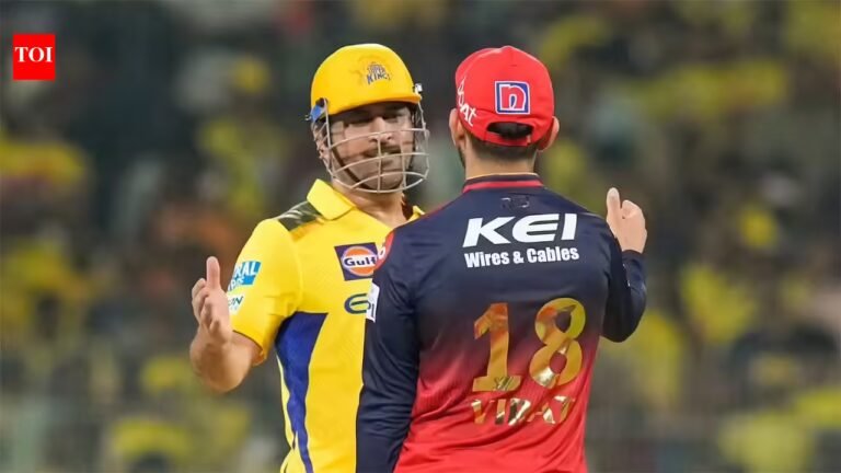 Why MS Dhoni will not play CSK vs RCB match in IPL 2026 | Cricket News – The Tech Word News