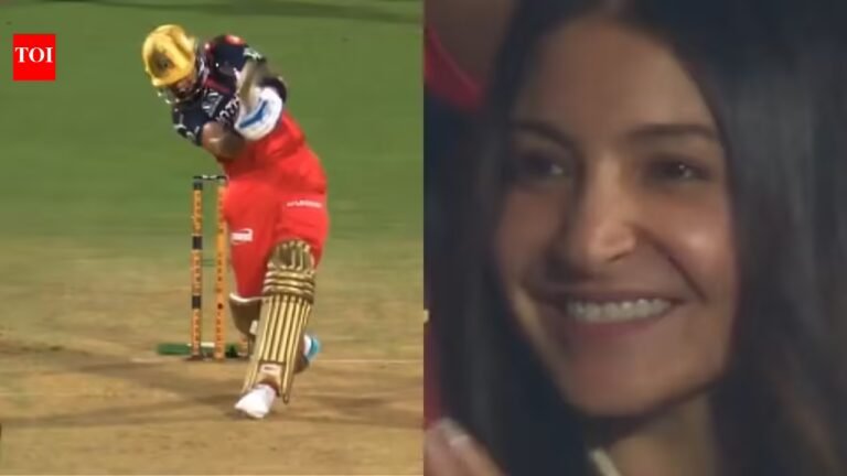 Virat Kohli’s lackluster six impresses Anushka Sharma; her reaction went viral – Watch | Cricket News – The Tech Word News
