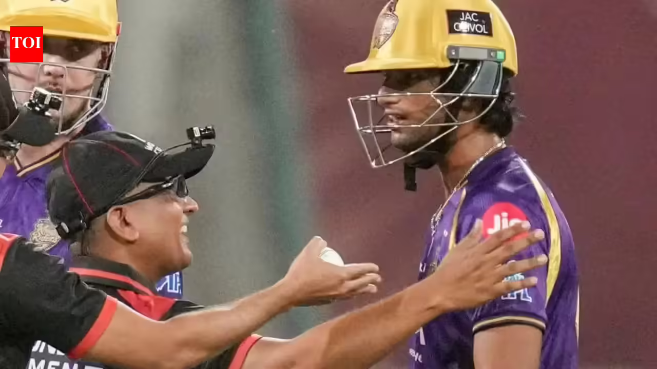 Angkrish Raghuvanshi: IPL 2026: ‘Misuse of cricket equipment’ – Angkrish Raghuvanshi fined after controversial dismissal in LSG vs KKR match | Cricket News – The Tech Word News