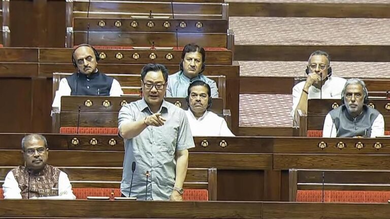 Govt Skips FCRA Amendment Bill; Rijiju accuses the opposition of spreading “bad things” ahead of the Kerala polls