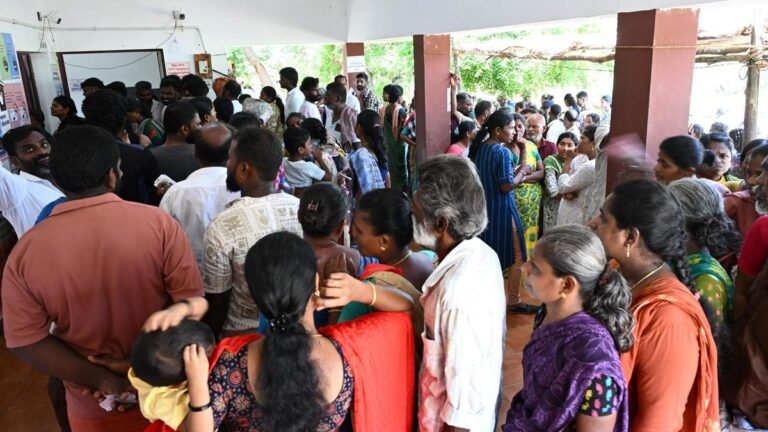 Tenkasi records 82% voter turnout in incident-free voting; Alangulam segment tops the list with 85%
