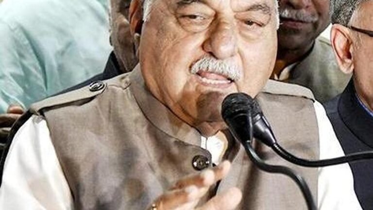 Former Haryana CM Hooda blames low crop purchases on government’s “arbitrary” new rules