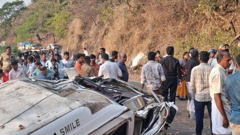 Nine people died when a van fell off a cliff in Valparai, TN