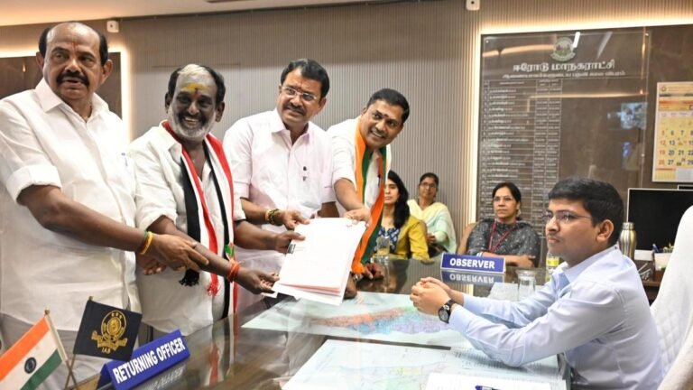 Tamil Nadu Elections 2026: Candidates file nominations on last day in Erode