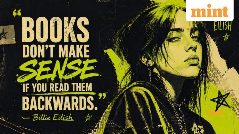 Billie Eilish Quote of the Day About Life: “Books don’t make sense when you read them backwards…” | Today’s news