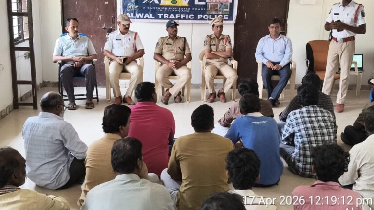 A CPR awareness session was held at Alwal Traffic Police Station as part of the ‘Alive Arrive’ initiative.