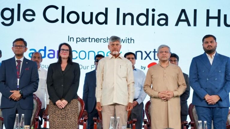 Chandrababu Naidu lays foundation for Google’s ₹1.35 crore AI data center in Visakhapatnam