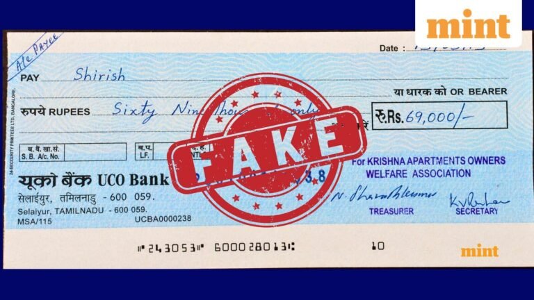 ‘We’re done’: UCO Bank ChatGPT check goes viral, sparking fraud fears over new AI image model | Today’s news
