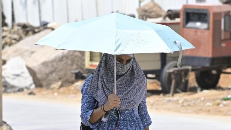 Telangana Summer Temperature Tracker 2026; highest temperature 43.8°C on 21 April