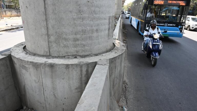 Bulging on bulkheads near metro poles on ORR raises safety concerns