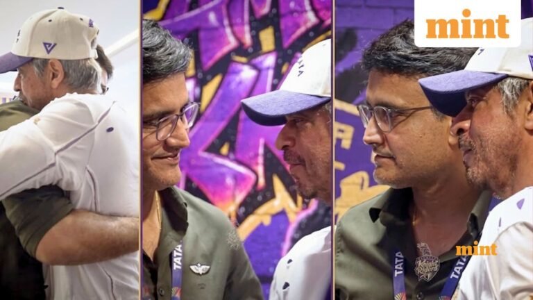 Watch: Shah Rukh Khan, Sourav Ganguly Hug Like Old Friends | KKR vs PBKS, IPL 2026 | Today’s news