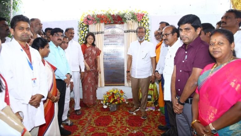 Foundation laid for 100-bed critical care unit at Kondapur Area Hospital