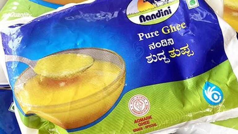 Two million kg of Nandini ghee will be supplied to Tirupati every month