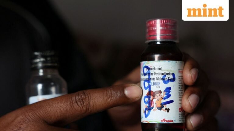 India wants to ban cough syrup for children under two | Today’s news