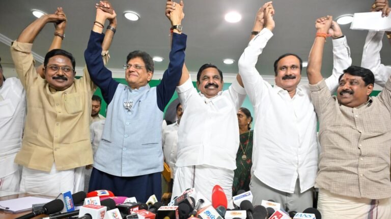 Tamil Nadu Assembly Elections 2026: What is the seat share for parties in the AIADMK-led alliance?