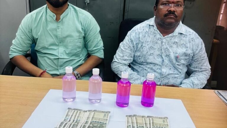 The ACB nabbed two OU employees and accepted a bribe of ₹13,000