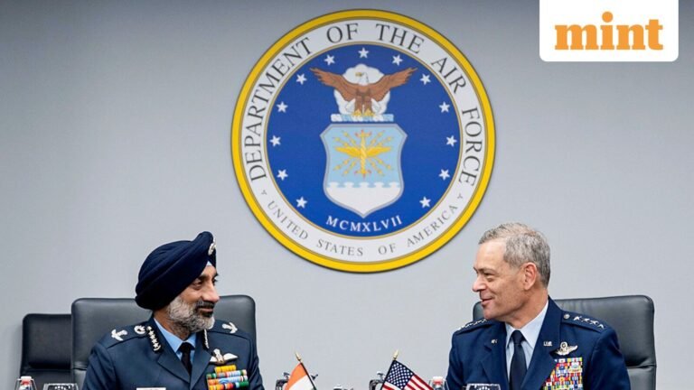 IAF chief AP Singh discusses defense ties with his US counterpart | Today’s news