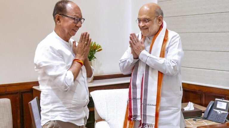 Amit Shah asks Manipur CM to speed up peace process, approves creation of all-women police battalion