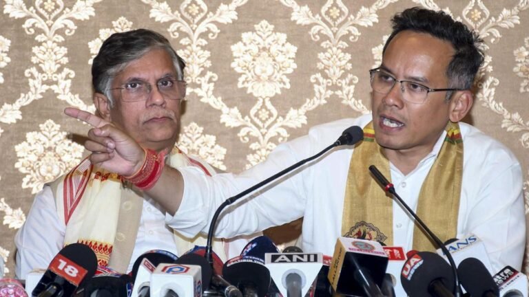Swear on Bhagavad Gita: Gaurav Gogoi dares Assam CM Himanta to reject wife’s numerous passports and assets
