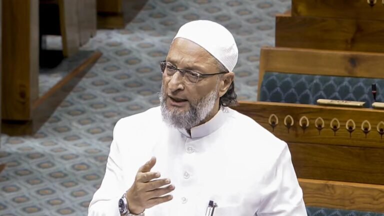 Owaisi criticizes the Union government for ignoring his proposed amendments to the Delimitation Act