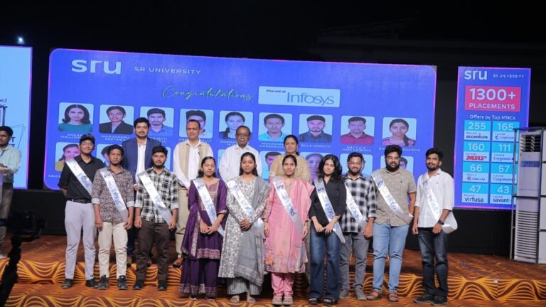 Warangal: More than 1,300 SRU students secure jobs