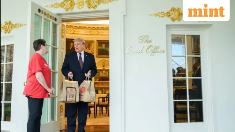 Days after ordering burgers in Oval Office, Trump says move was ’embarrassing’: ‘We do these things in politics’ | Today’s news