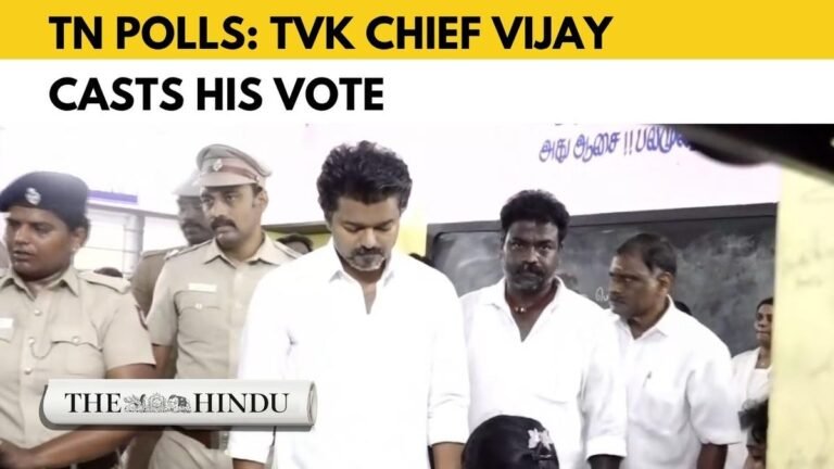Tamil Nadu Polls 2026: TVK chief Vijay has cast his vote