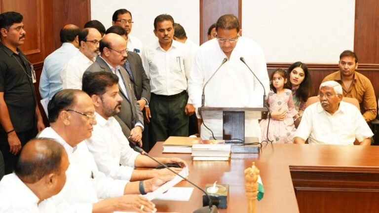 Azharuddin and Kodandaram were sworn in as Telangana MLCs