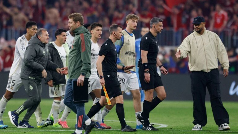 Injustice: Frustrated Real Madrid criticize referee for Camaving’s soft red card vs Bayern