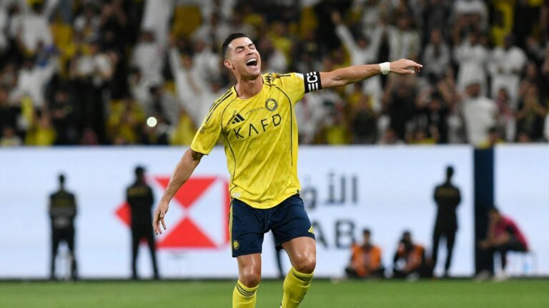 Cristiano Ronaldo scores on his return from injury to lead Al Nassr to a 5-2 win to stay top